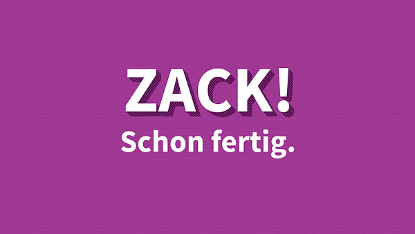 ZACK! Schon fertig mit Deiner Checkliste zum Ausbildungsstart