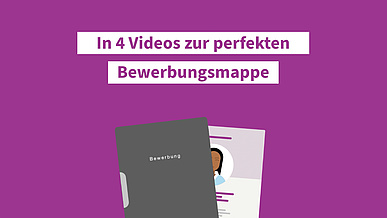 Video für eine perfekte Bewerbungsmappe.