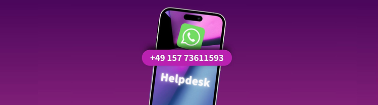 Wir sind jetzt auch auf Whatsapp
