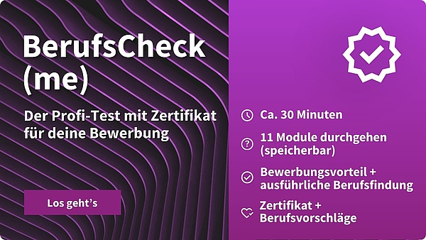 Ausbildung BerufsCheck(me)
